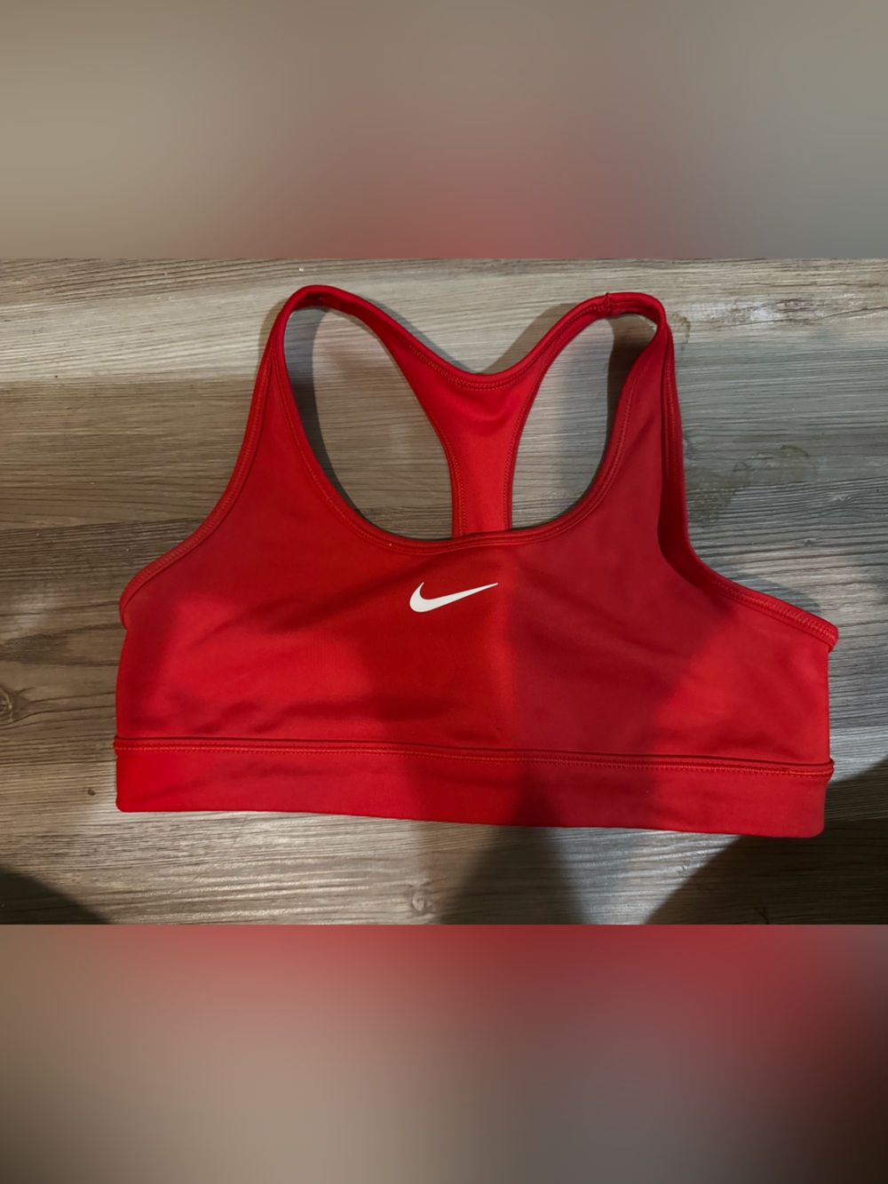 Nike Red sports bra